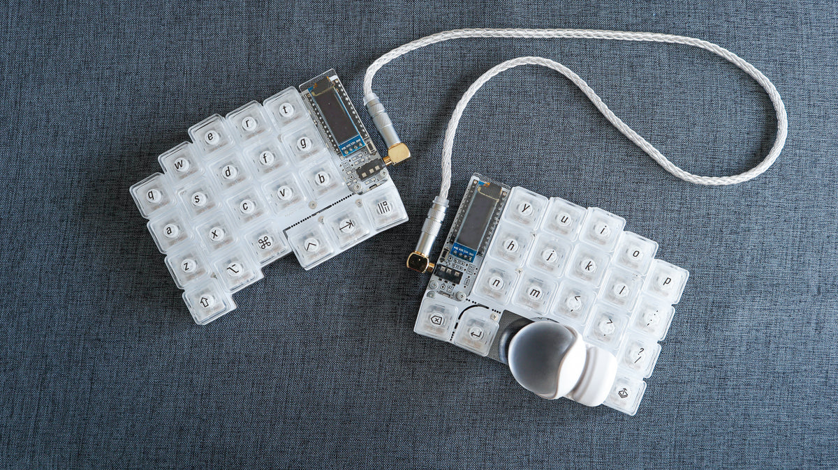 Keyball＋ 自作キット トラックボール付き分割キーボード（39or38キー）