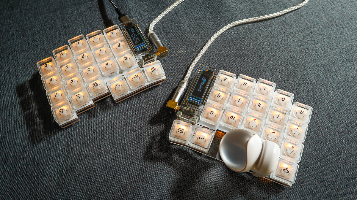 Keyball＋ 自作キット トラックボール付き分割キーボード（39or38キー）
