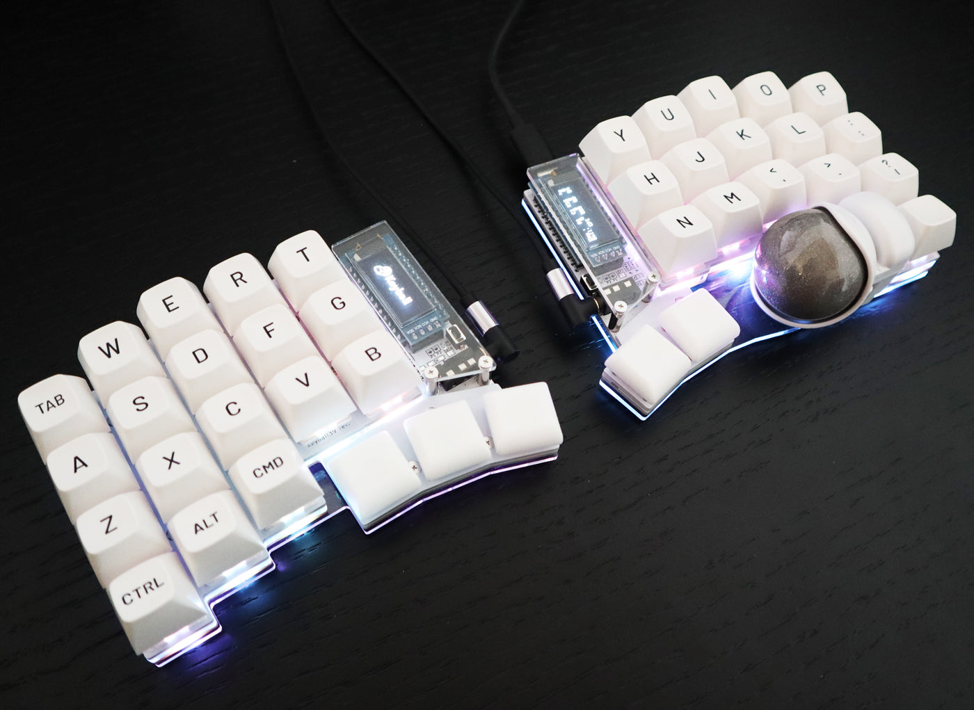 Keyball39 | トラックボール内蔵 左右分割自作キーボード - 白銀ラボ